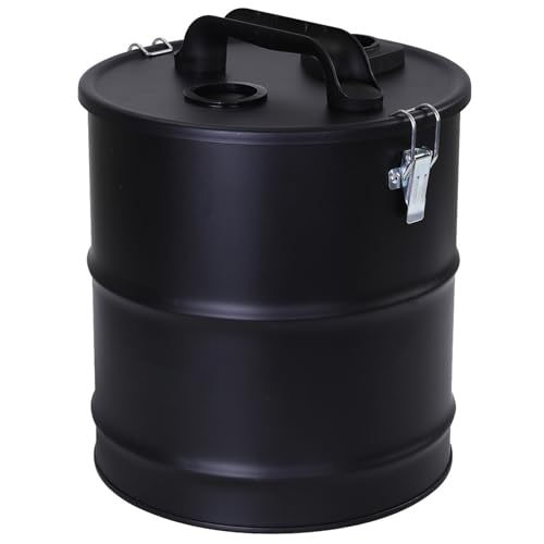 Aspiracenere per stufe a pellet da 4 galloni con ugelli per tubi flessibili, capiente aspirapolvere per caminetti Griglia a pellet Stufa legna Bracieri