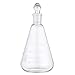 VILLCASE 1Pc Erlenmeyer Flask Filtering Flask lab volumetric flasks Borocilicate Flask Scientific Flask Graduated flasks lab Flask Laboratory Supplies Glass Major Student use Filter Bottle