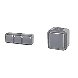 Product 2: PULSADOR: Interruptor pulsador de la gama 'PLEXO'. Color Gris.