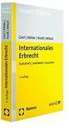 Internationales Erbrecht: Euerbvo - Interbrvg 384871826X Book Cover