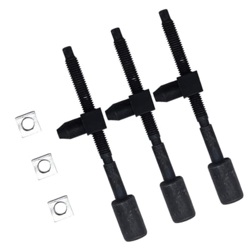 Kit de 3 tornillos de ajuste de cadena compatible con motosierras H395, 394 XP y 395XP (repuesto 503467701)