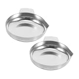 NUOBESTY 2 Stück Wiegeschalen Tablett Küchenwaage Tablett Mehl Wiegeschale Lebensmittel Wiegeschale Elektronische Waage Aufbewahrungsschale Elektronische Waage Wiederverwendbare