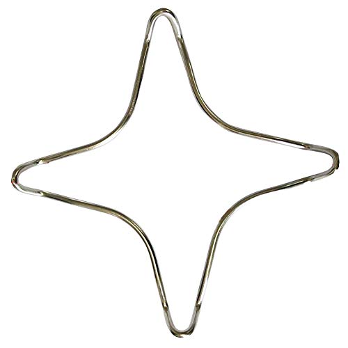 Universal Gasherd-Rost, Edelstahl Gasherd-Grillroste Pfannen-Halter Ständer Herd-Rack Topfständer/Herd-Untersetzer, Kaffee-, Milchtopf-Halter für Gasherd - Gasherd-Zubehör (2#) Cover