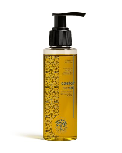 Image of Soul Stories Pure Castor Oil 100ml | 100% Pure Cold Pressed Oil for Hair, Skin, Eyebrows & Eyelashes | Helps Reduce Hair Fall, Thinning & Breakage | Rich in Vitamin E & Omega-6
