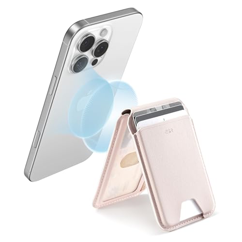 [ESR] 2025Vo[ʃAbv p Aura MagSafe J[hP[X 5Ή RFIDubLO px߃X^ht yʃX݌v iPhone 17/16/15/14/13/12AGoogle Pixel 10 V[Yp Mi