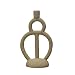 Bloomingville Modern Sculptural, Ivory Taper Candle Holder, Cream