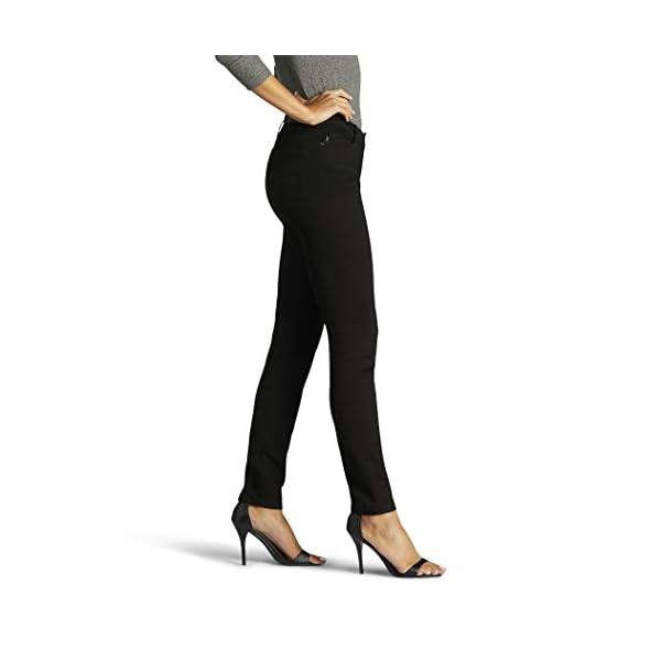 Lee-Womens-Size-Tall-Sculpting-Slim-Fit-Skinny-Leg-Jean Lee Women's Size Sculpting Slim Fit Skinny Leg Jean, Black, 10 Tall