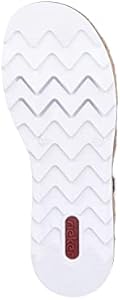 Rieker V7949 Women's Sandals, Gold, 39 EU