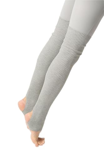 Image of Leg Warmers & Socks for Women's Dance & Yoga - Open Toe & Heel - Eighty's 80s Ribbed Party & Sports Socks