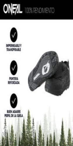 Zapatillas MTB Loam WP SPD de O'NEAL impermeables con cierre de torsión en color negro para adulto 5