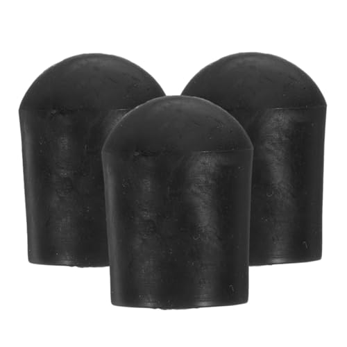 VANZACK 3pcs Cello Endpin Tip Protector Rubber Pad for Cello Endpin Durable Slip Design for Bass Parts Replacement Enhances Resonance for Musicians and Performers