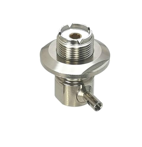 UHF PL259 SO239 ���� RG316 RG174 / RG58 RG142 / RG8X / RG5 RG6 / RG8 �I�X���X R*/F �A�_�v�^�[ 1��(SO239 Nut RA RG316)