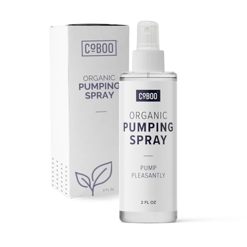 CoBoo Pumping Spray 2 Fl Oz | Organic Skin Lubricant for Breast Pumping | Pump Flange Spray for Breast Shields | Vegan & Lanolin Free, Made in USA | Helps Sore Nipples & Clogged Milk Ducts