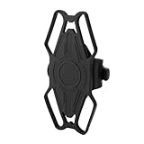 Tsophreniq Elastische Silikon Fahrradtelefonhalterung, rutschfeste Kanten, sicher für...