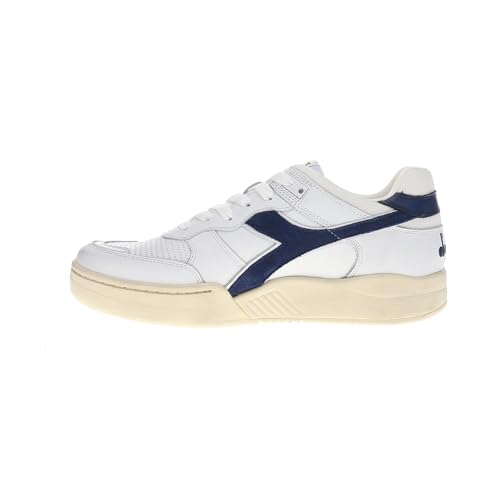 Image of Diadora Mens B.560 Used Lace Up Sneakers Shoes Casual - Blue, White