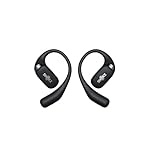 SHOKZ OpenFit - Open-Ear True Wireless Bluetooth Headphones with Microphone, Earbuds with Earhooks, Sweat Resistant, Fast Charging, 28HRS Playtime, Compatible with iPhone & Android, Black