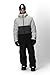 686 Men's Smarty 3-in-1 Form Jacket - 2-Layer Shell with Removable Inner Thermal Puff - Water & Weather Resistant - White Heather Colorblock, Large
