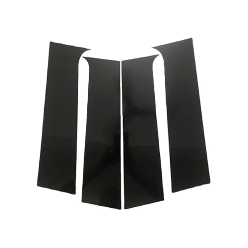 Cubiertas protectoras para postes de pilares en negro brillante de Peugeot 301 2014-2019