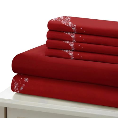Parure de lit cerf de Noël 135x200 microfibre hypoallergique - 7