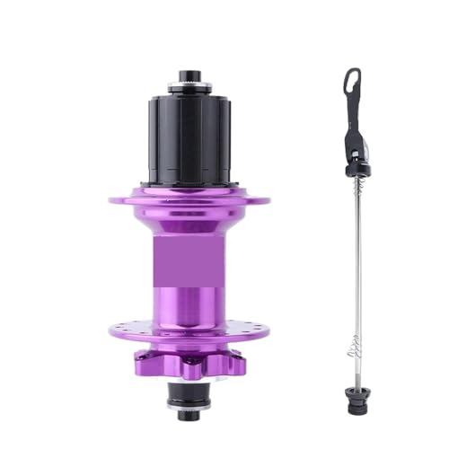 ���]�ԃn�u 36 ���t���[�n�u MTB �f�B�X�N �u���[�L �J�Z�b�g �n�u 36/32 �� HG 7-12 �X�s�[�h �N�C�b�N �����[�X 6 �܃n�u(32H Purple Rear)