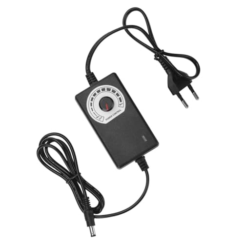 VILLFUL Adaptador de Alimentación para Máquina de Tatuar con Regulador Ajustable Potencia Estable y Carcasa Resistente para Aprendices y Artistas de Tatuajes
