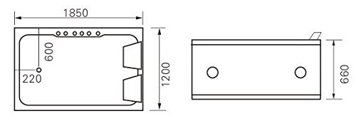 Bagno-Italia-Banera-de-Hidromasaje-185×120-Rectangular-de-2-puestos-14-Chorros-Mesclador-de-cascada-con-Cromoterapia-y-Radio Bagno-Italia-Banera-de-Hidromasaje-185×120-Rectangular-de-2-puestos-14-Chorros-Mesclador-de-cascada-con-Cromoterapia-y-Radio