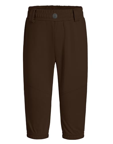 MIVEI 2T 3T 4T 5T to Youth Toddler Boys Knicker Baseball Pants Kids Tball Pants Gilrs Softball Practice Pant Pocket Belt Loop Brown