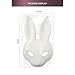 Zani Puff Halloween Rabbit Ears Headband - PU Leather Cosplay Accessory for Girls & Kids (17cm x 26cm / 6.7