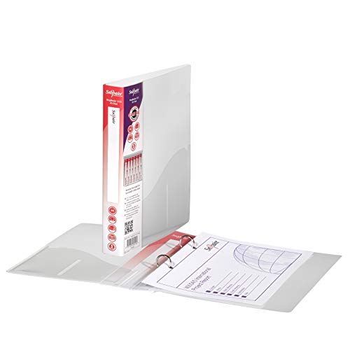 Snopake A5 2 O-Ring 15mm RingBinder - Clear [Pack of 10] Ref: 10108