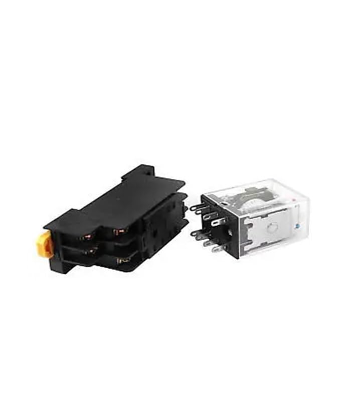 THKCTOXF HH52PL AC 380V コイル DPDT 8ピン 35mm DINレール 電磁パワーリレー 5個