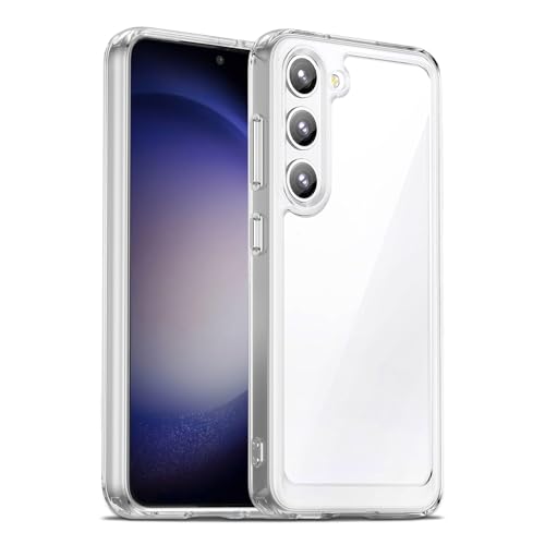 Image of Case for Samsung Galaxy S23 Plus 5G, Military Grade Drop Protection Phone Case, Yellowing Resistant, Anti-Scratch Hard PC Back, Shockproof Hard Ultra-Thin Protective Cover, Clear
