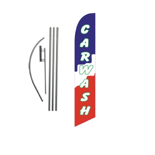 Smoke Shop Advertising Feather Banner Swooper Flag Sign With Flag Pole Kit And Ground Stake #TOP15