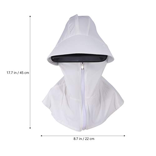 ARTIBETTER Chapéu de Sol Com Aba E Protetor Facial Ajustável Polaina para O Rosto Lenço Bandana Prot