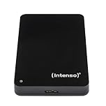 Intenso Memory Drive Portable Hard Drive 4TB, tragbare externe Festplatte inkl. Tasche - 2,5 Zoll, 5400 U/min, 8MB Cache, USB 3.0 schwarz
