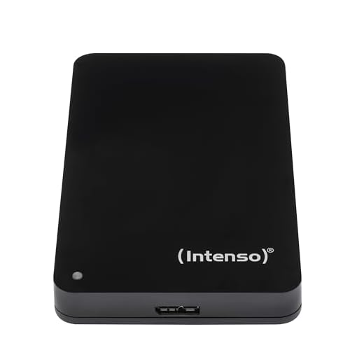 Intenso Memory Drive Portable Hard Drive 5TB, tragbare externe Festplatte inkl. Tasche - 2,5 Zoll, 5400 U/min, 8MB Cache, USB 3.0 schwarz