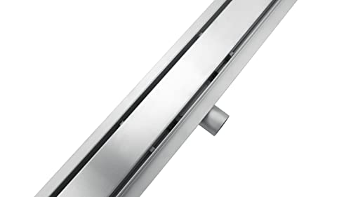 Canaleta de ducha lineal de 60 cm reversible para plato de obra 8