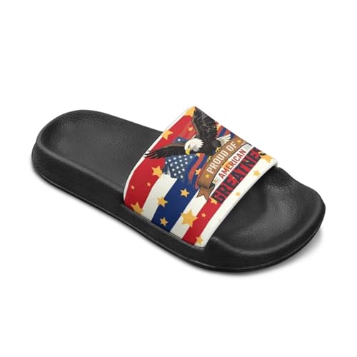 Image of Slides for Boys Girls Quick Drying Kids Slides Sandals Non-Slip
