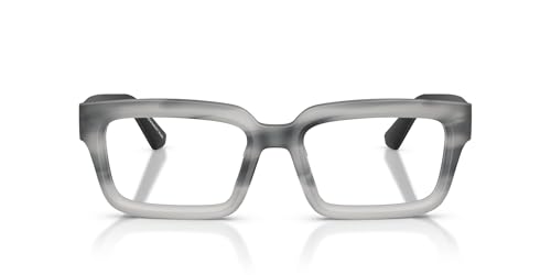 Image of Emporio Armani mens Ea3277u Universal Fit Rectangular Prescription Eyewear Frames