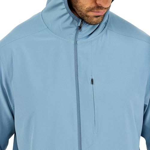 Free Fly Men's Breeze Jacket with Hood - UPF 50+ Lightweight Mens Jacket, Breathable Performance Sun Hoodie3