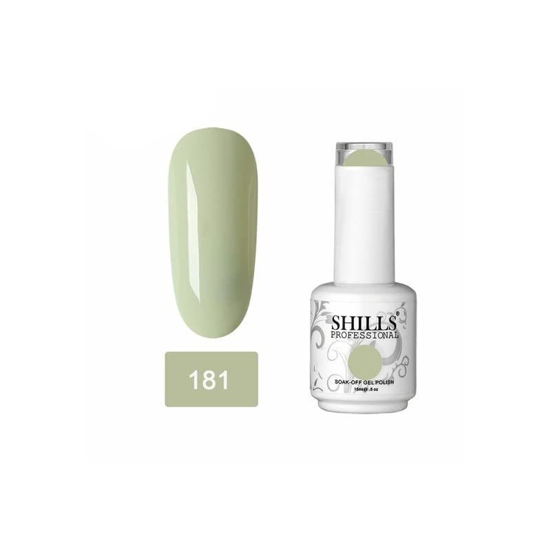 Image of Shills Professional Uv /Led Soak Off Gel Polish (Gel Nail Polish) Glossy Finish Nail Polish Color Shade 181, 15 Ml