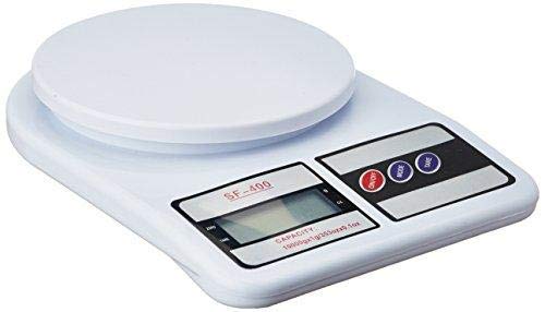VINSH ENTERPRISE Digital Kitchen Weighing Machine Multipurpose Electronic Weight Scale with Backlit LCD Display for Measuring Food, Cake, Vegetable, Fruit (SF- 400)