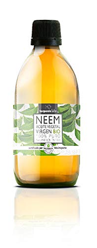 TERPENIC NEEM VIRGEN BIO aceite vegetal – può entrare nella preparazione di piatti e trattamenti per il corpo, olio naturale per integrare cucina e cura del corpo, capacità 500 ml e facilita la