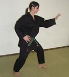 Schwarzer Karateanzug Black Dragon 12 oz (160)