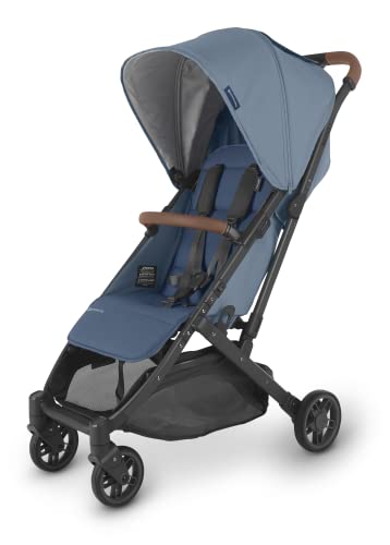 Minu V2 Stroller-Charlotte (Coastal Blue/Carbon/Saddle Leather) #TOP13