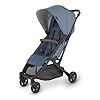 MINU V2 Stroller-Charlotte (Coastal Blue/Carbon/Saddle Leather)