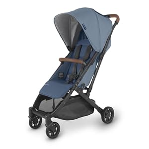 MINU V2 Stroller-Charlotte (Coastal Blue/Carbon/Saddle Leather)