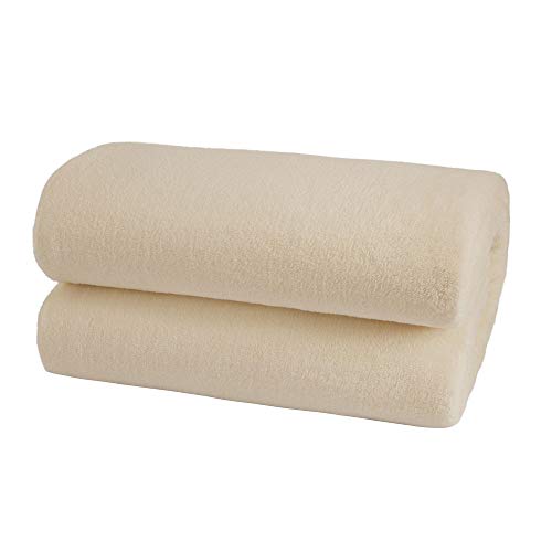 Mixibaby Wellsoft - Manta Extra Suave y cálida, 150 x 200 cm, Color Blanco