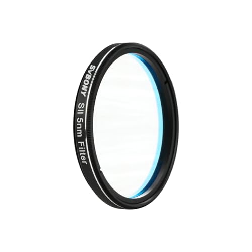 Svbony SV227 2" Filtro per telescopio, Filtro per Cielo Profondo a Banda Stretta SII-CCD da 5nm, Blocchi Filtro per Inquinamento Luminoso IR per l'osservazione del Cielo Profondo Astrofotografia
