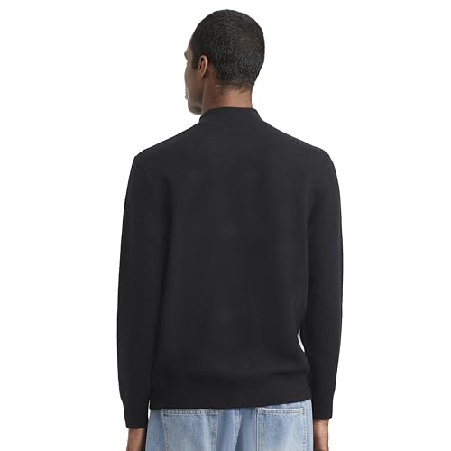 Men’s Half Zip Sweater – 100% Cashmere, Long Sleeve Luxury Knit Pullover - Image 3