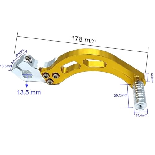 Sélecteur vitesse moto alu CNC robuste pour levier de pit bike - 4